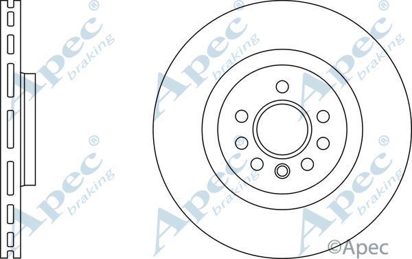 APEC BRAKING Jarrulevy DSK2966